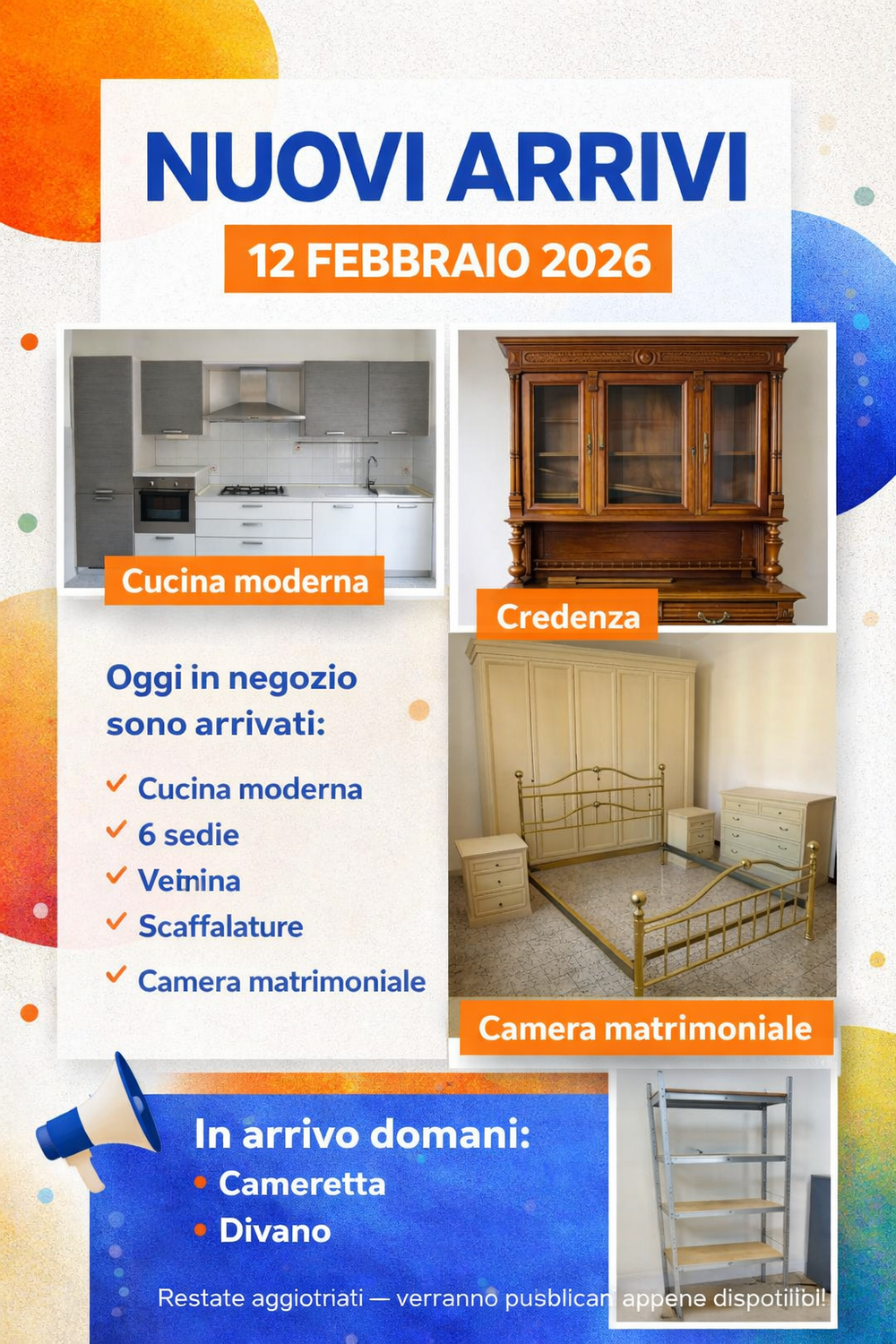 Nuovi arrivi del 12-02-2026