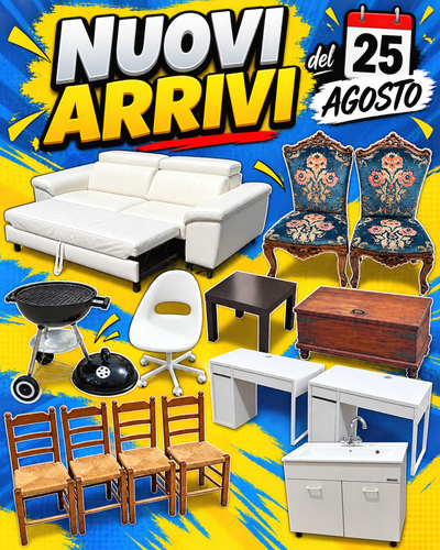 Nuovi arrivi del 25-08-2026