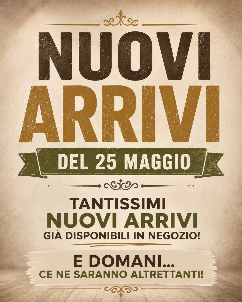 Nuovi arrivi del 25-05-2026