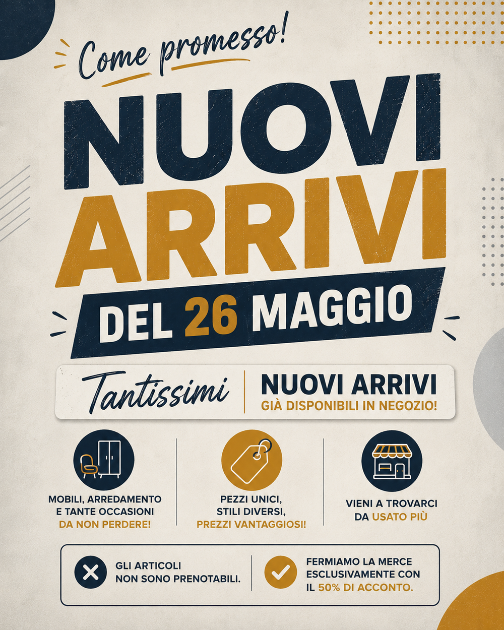 Nuovi arrivi del 06-05-2026
