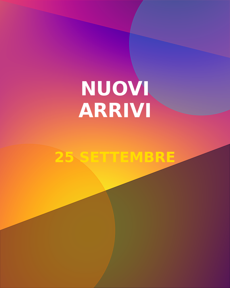 Nuovi arrivi del 25-09-2026