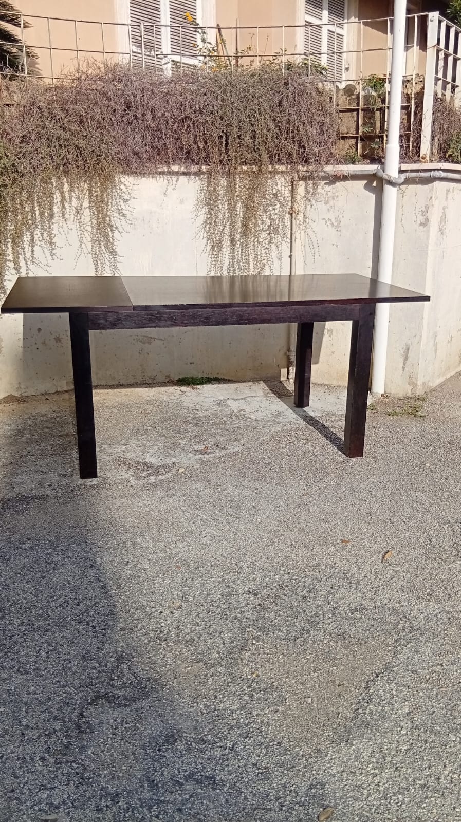 Tavolo allungabile rifinitura color Wengè