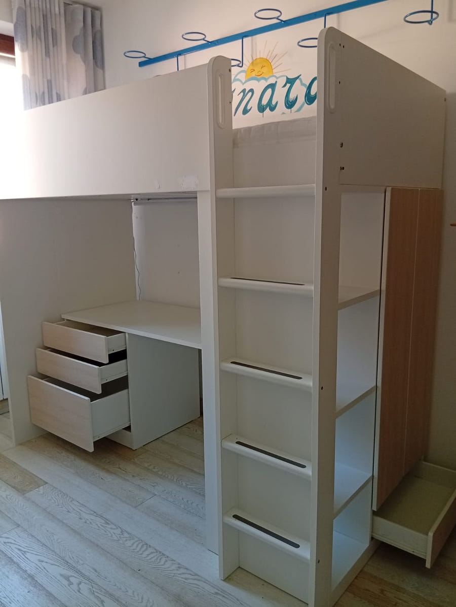 Cameretta a soppalco IKEA
