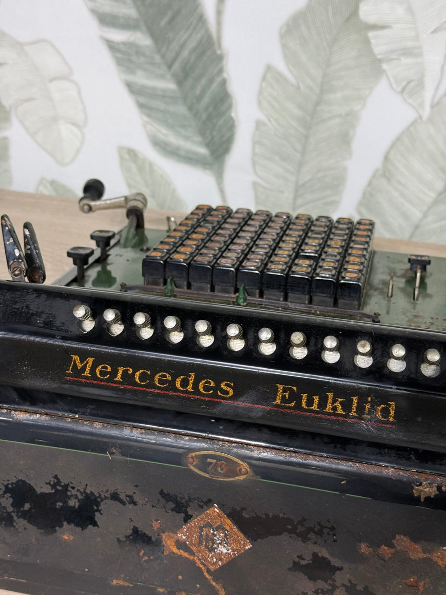 Calcolatrice Meccanica Mercedes-Euklid Modello 29 (1934) – Raro Pezzo Storico