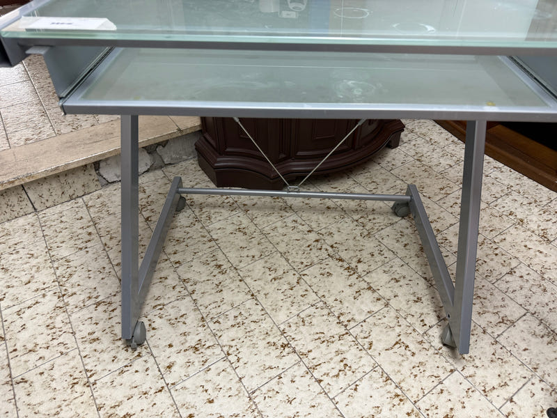 Scrivania vetro/metallo