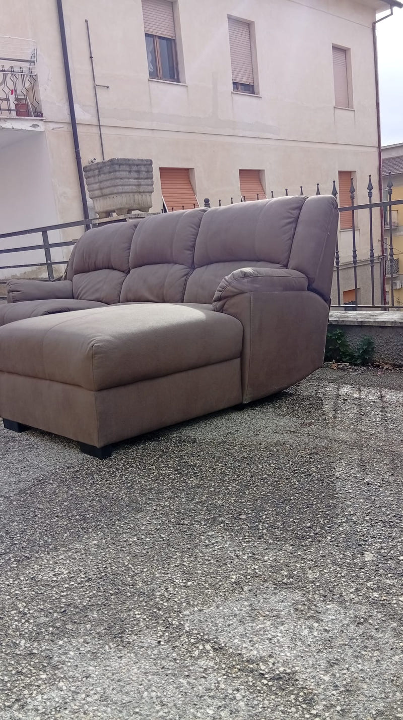 Divano angolare con Recliner meccanico
