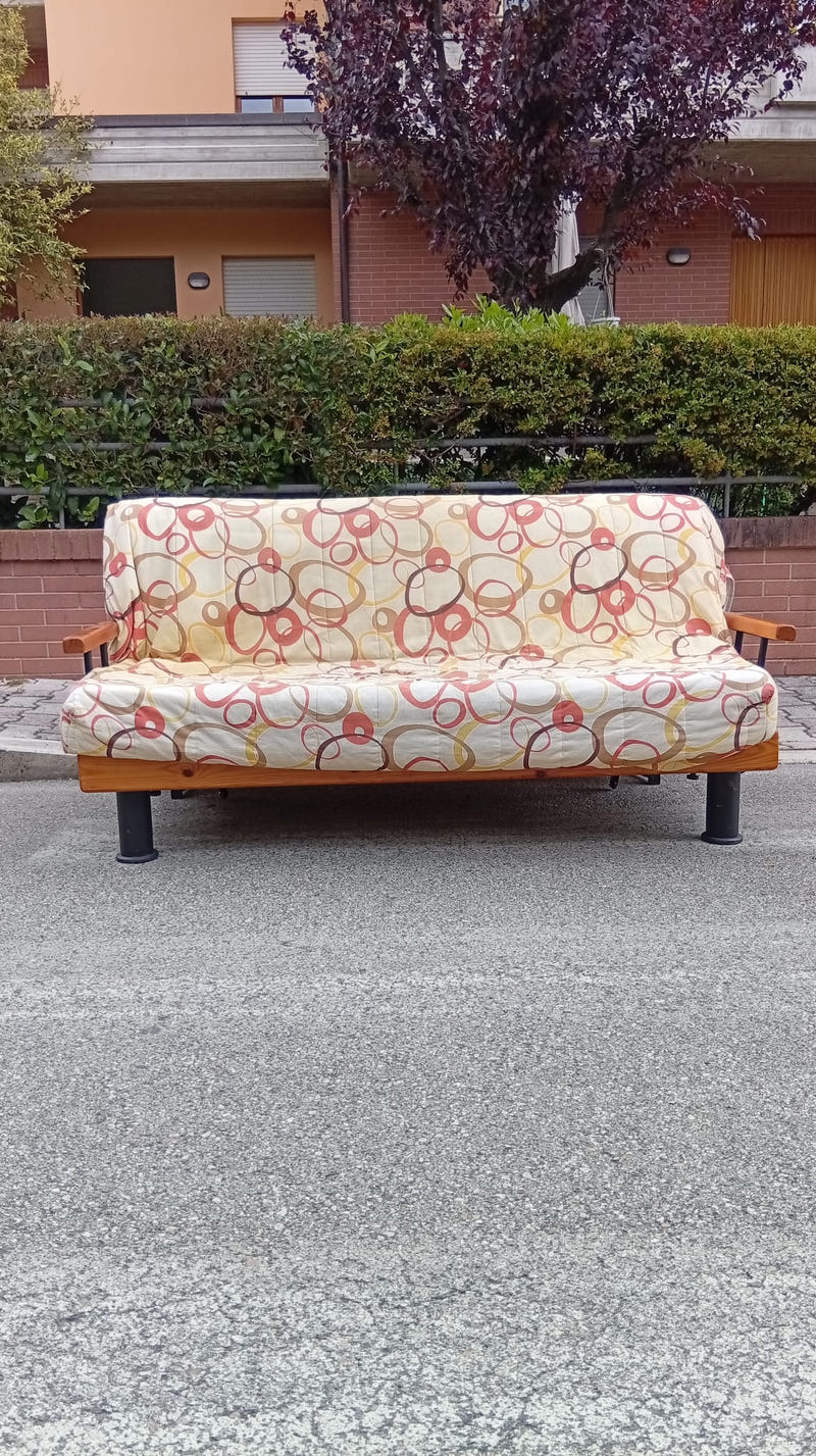Divano letto struttura in legno