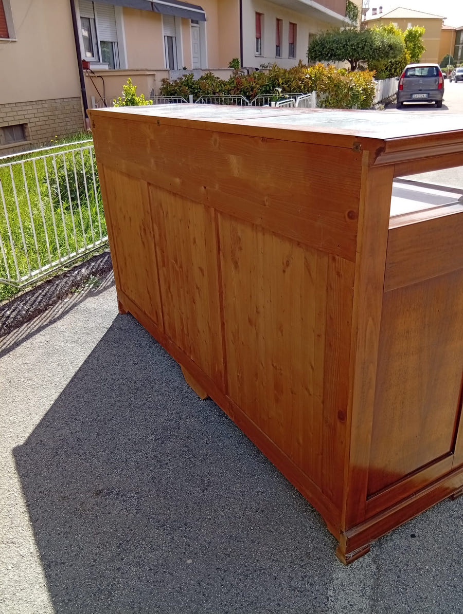 Credenza in legno MASSON MATIÉE con piana in vetro