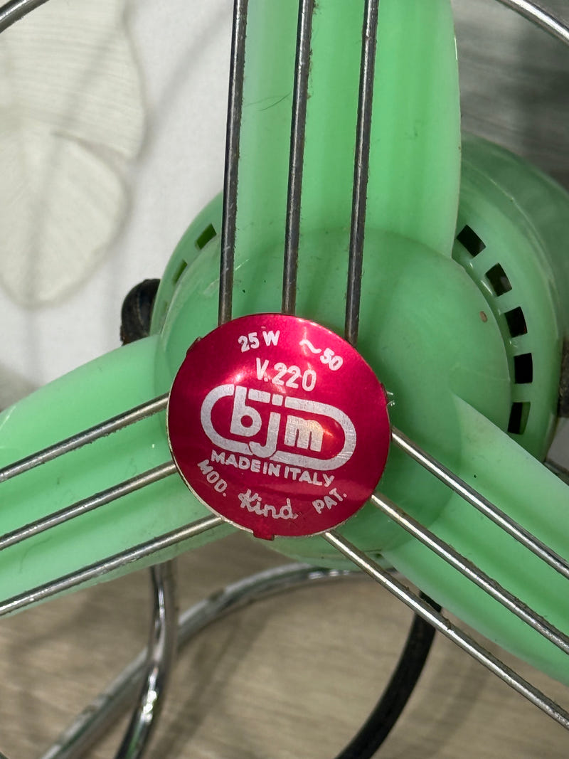 Ventilatore da tavolo VINTAGE BJM mod Kind anni 60/70 funzionante