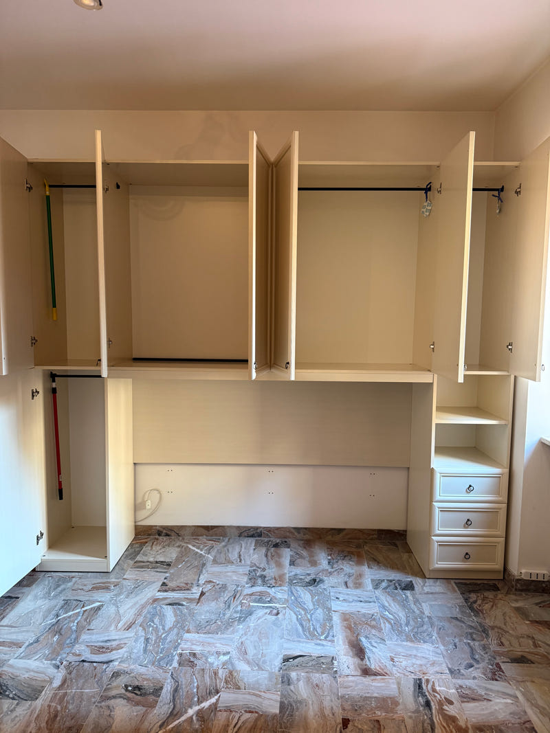 Cameretta a ponte con letto