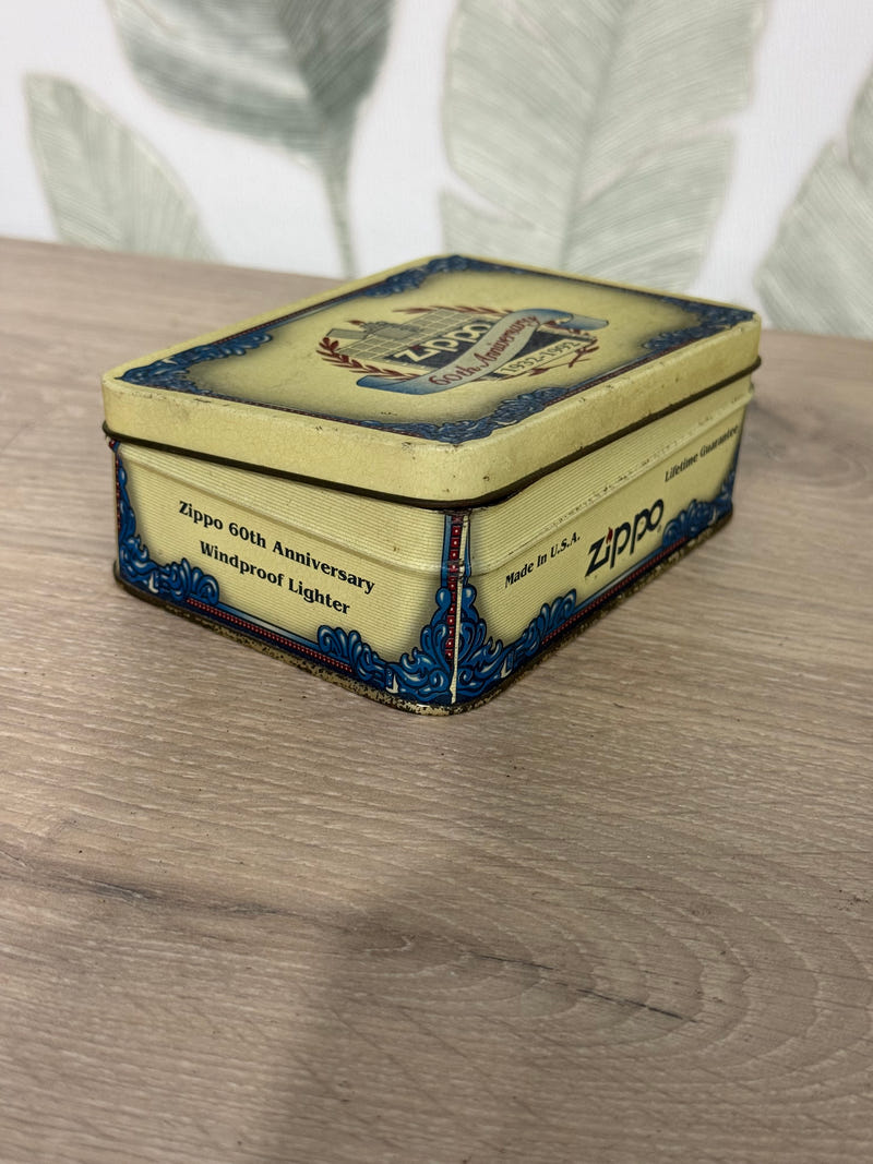 Accendino Zippo 60th Anniversary (1932-1992) – Edizione Commemorativa con Scatola Originale