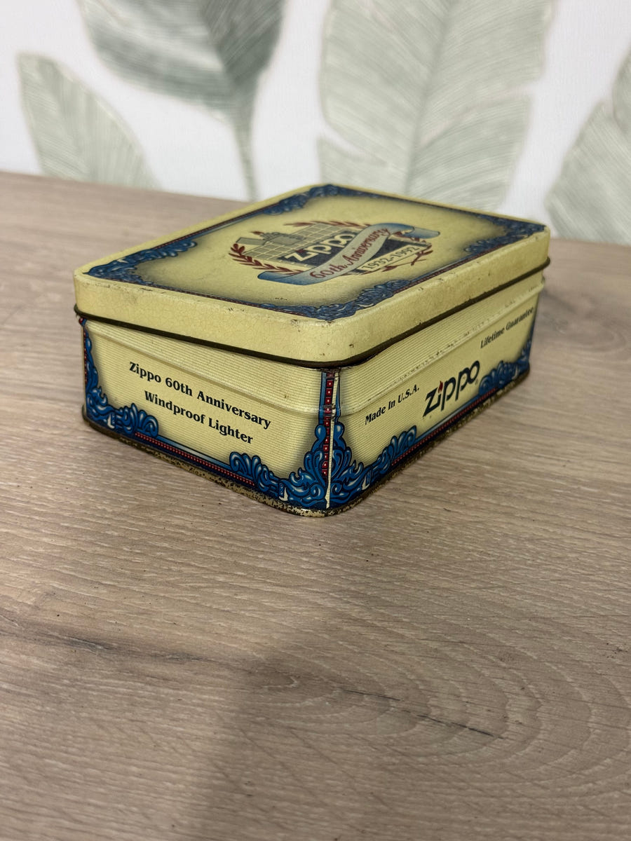 Accendino Zippo 60th Anniversary (1932-1992) – Edizione Commemorativa con Scatola Originale