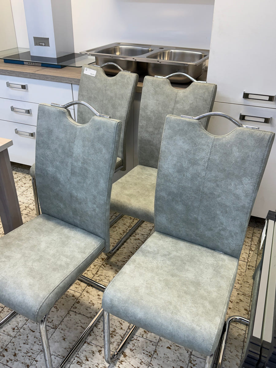 Sedie NUOVE set da 4 pz in due colorazioni