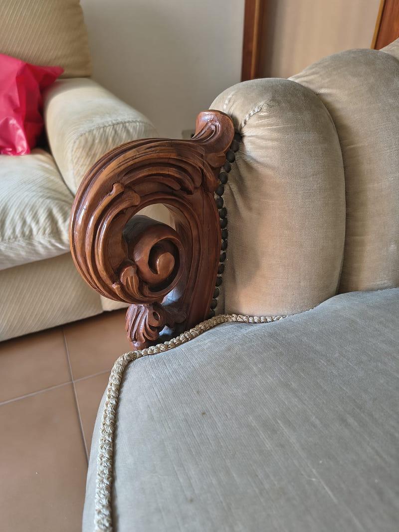Sala completa in stile