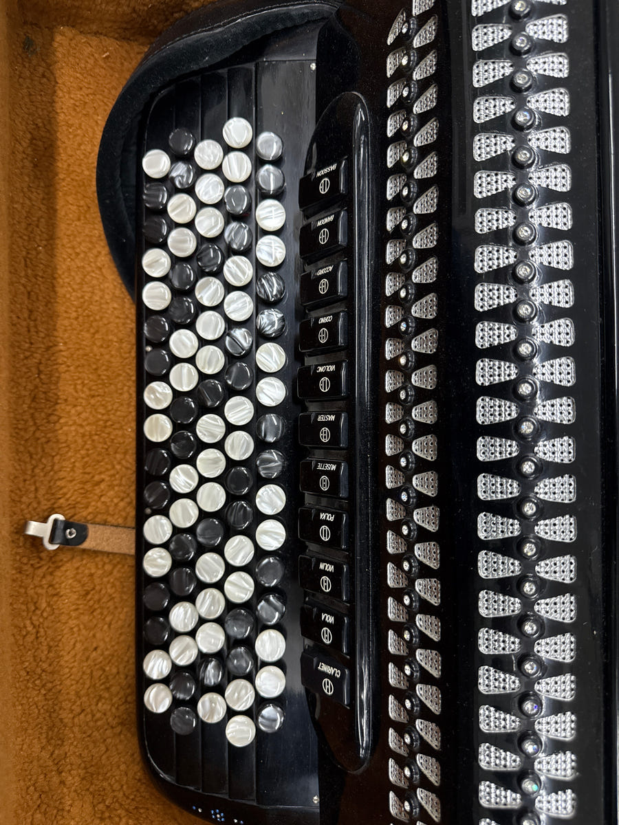 Fisarmonica a bottoni Stradella Musette – 120 bassi – 9+5 registri