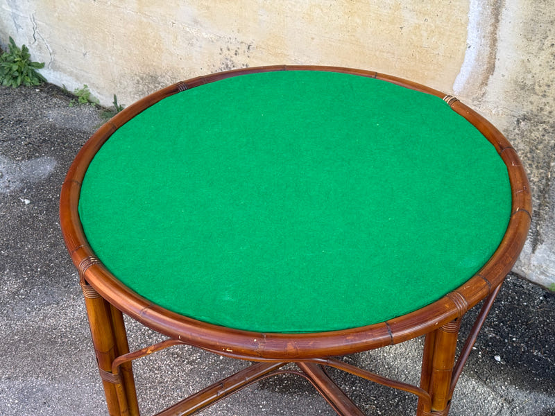 Tavolo da gioco in bambù – Piano rinnovato