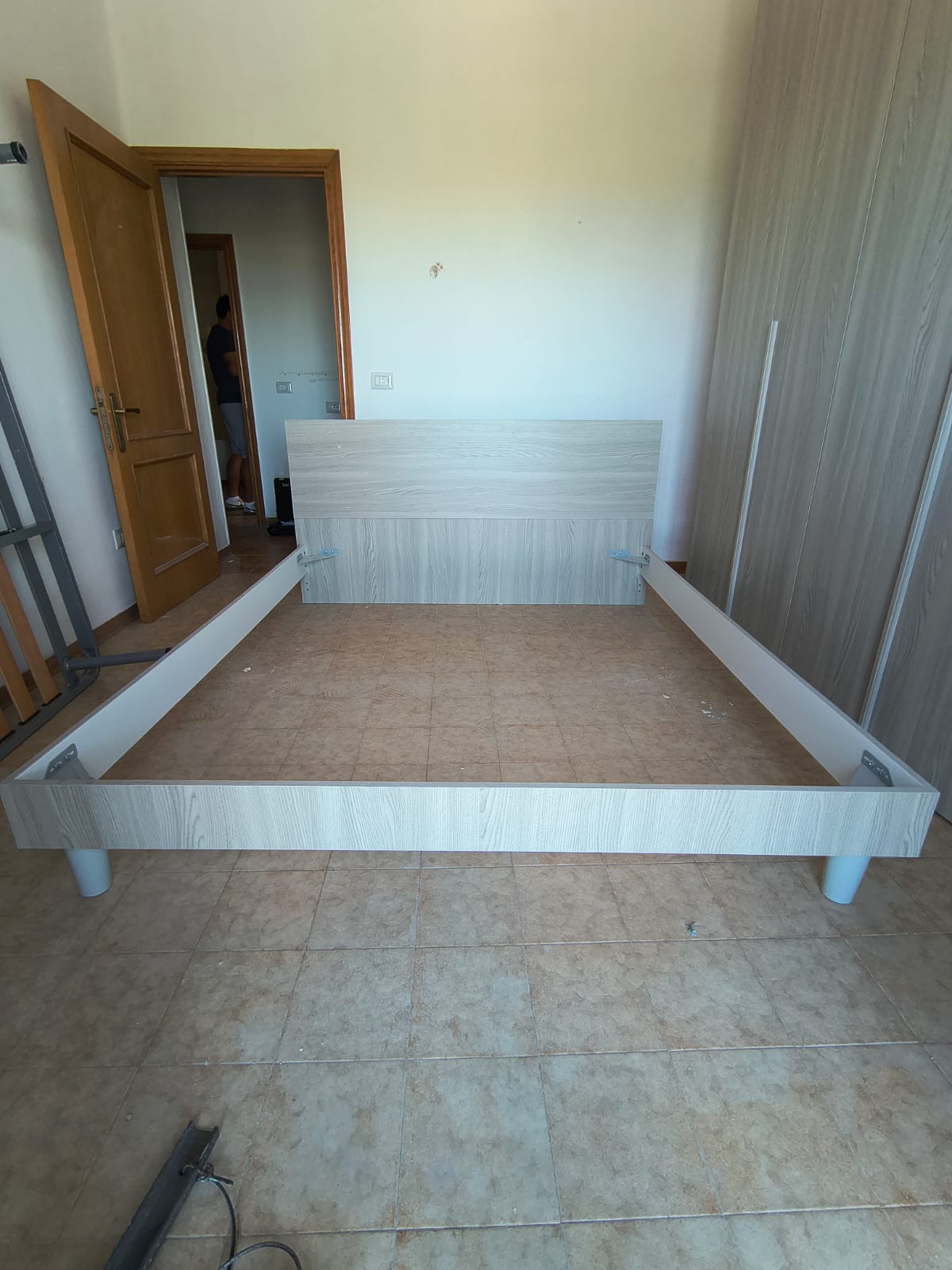 Letto matrimoniale + rete a doghe