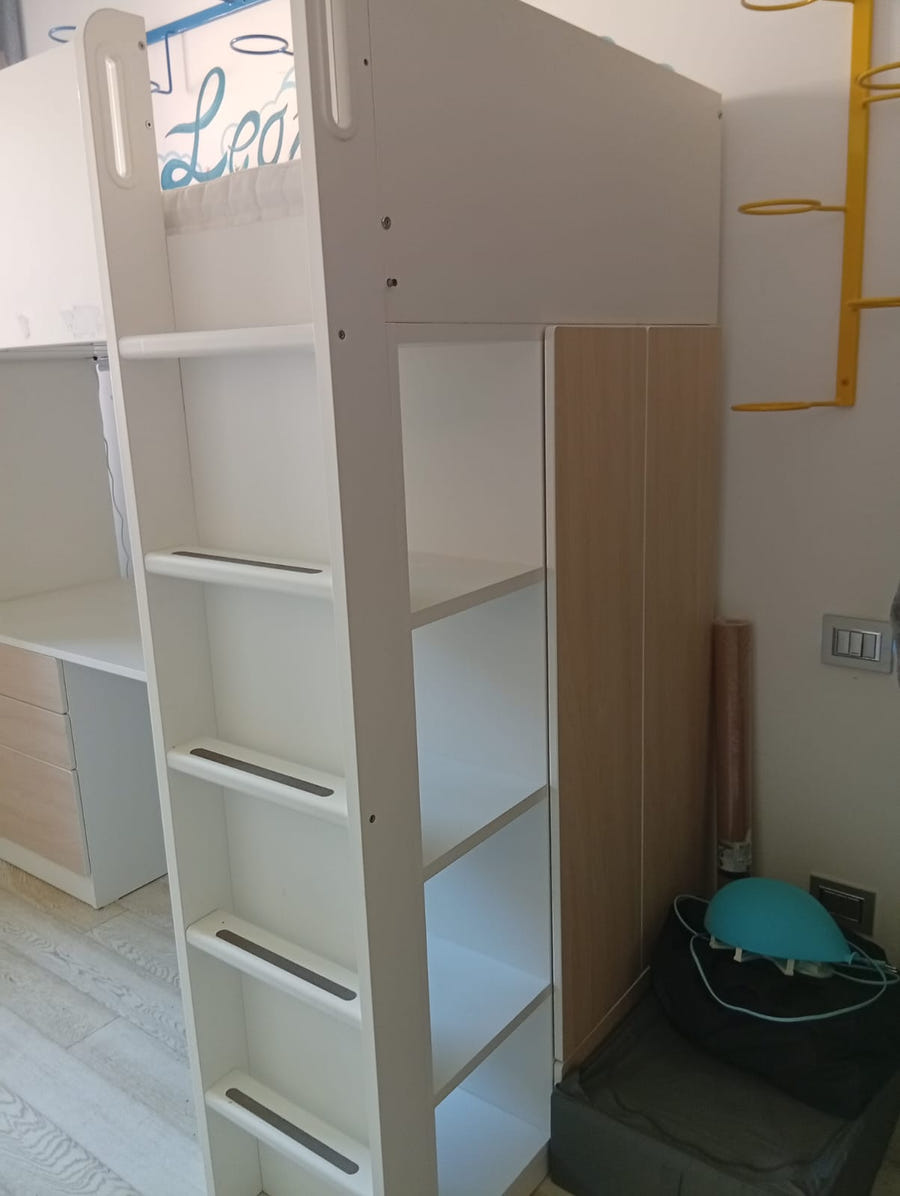 Cameretta a soppalco IKEA