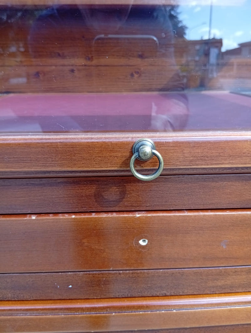 Credenza in legno MASSON MATIÉE con piana in vetro