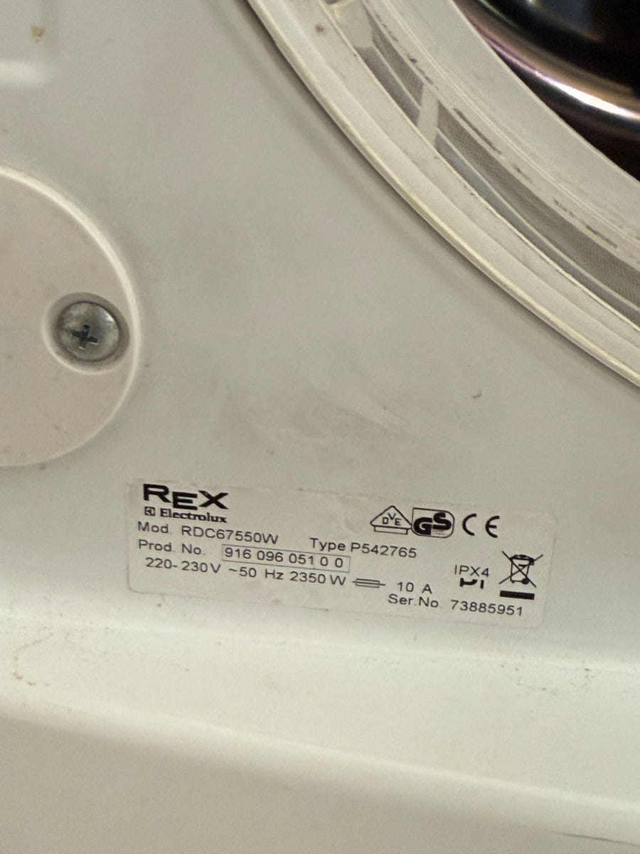 Asciugatrice usataREX RDC67550W