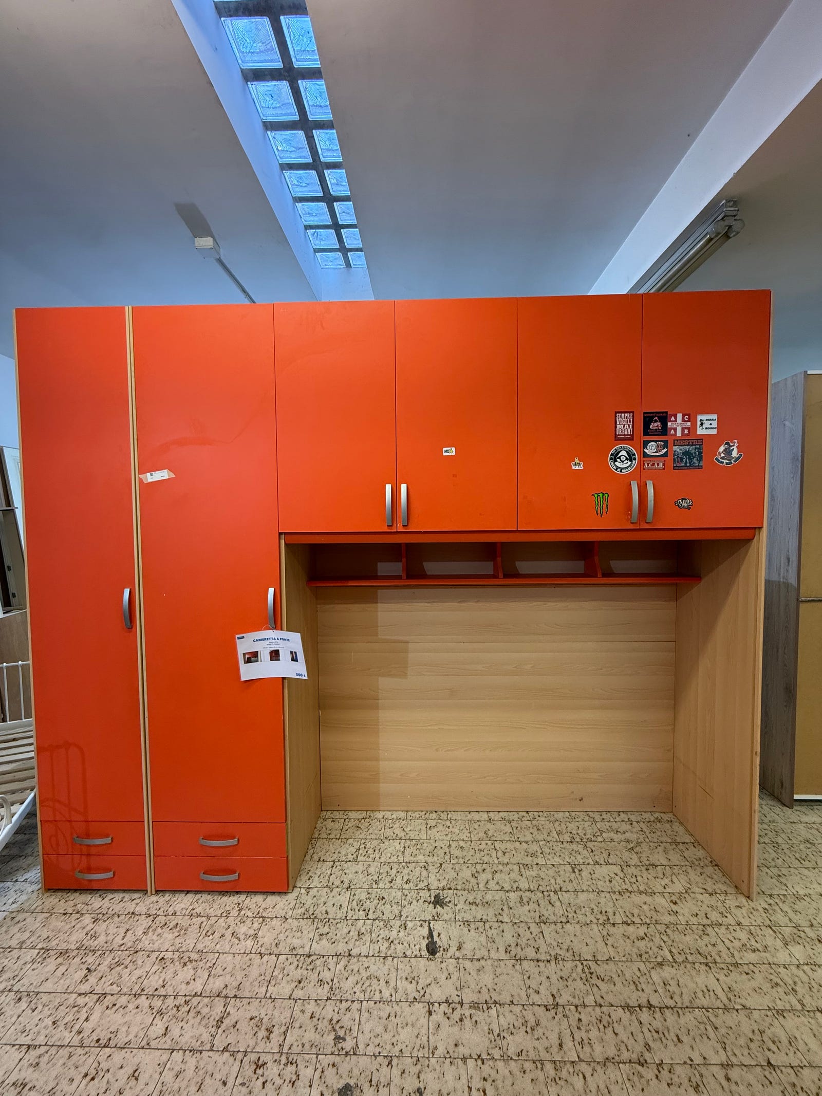 Cameretta a ponte matrimoniale MORETTI COMPACT