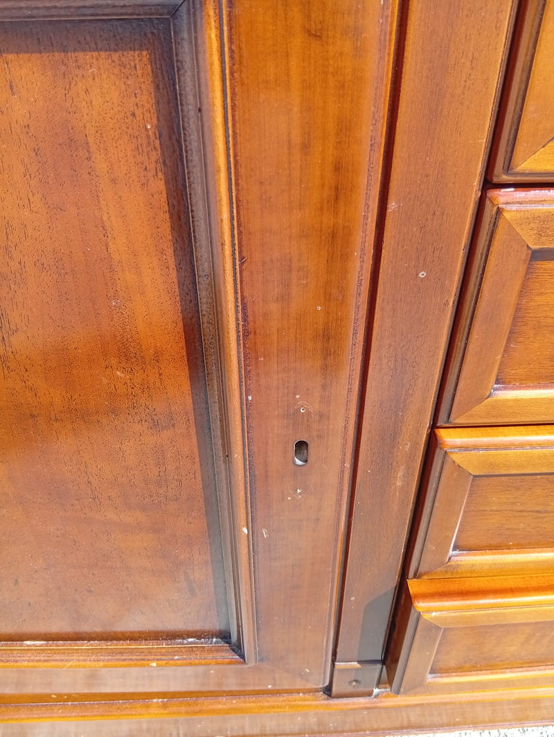 Credenza in legno MASSON MATIÉE con piana in vetro