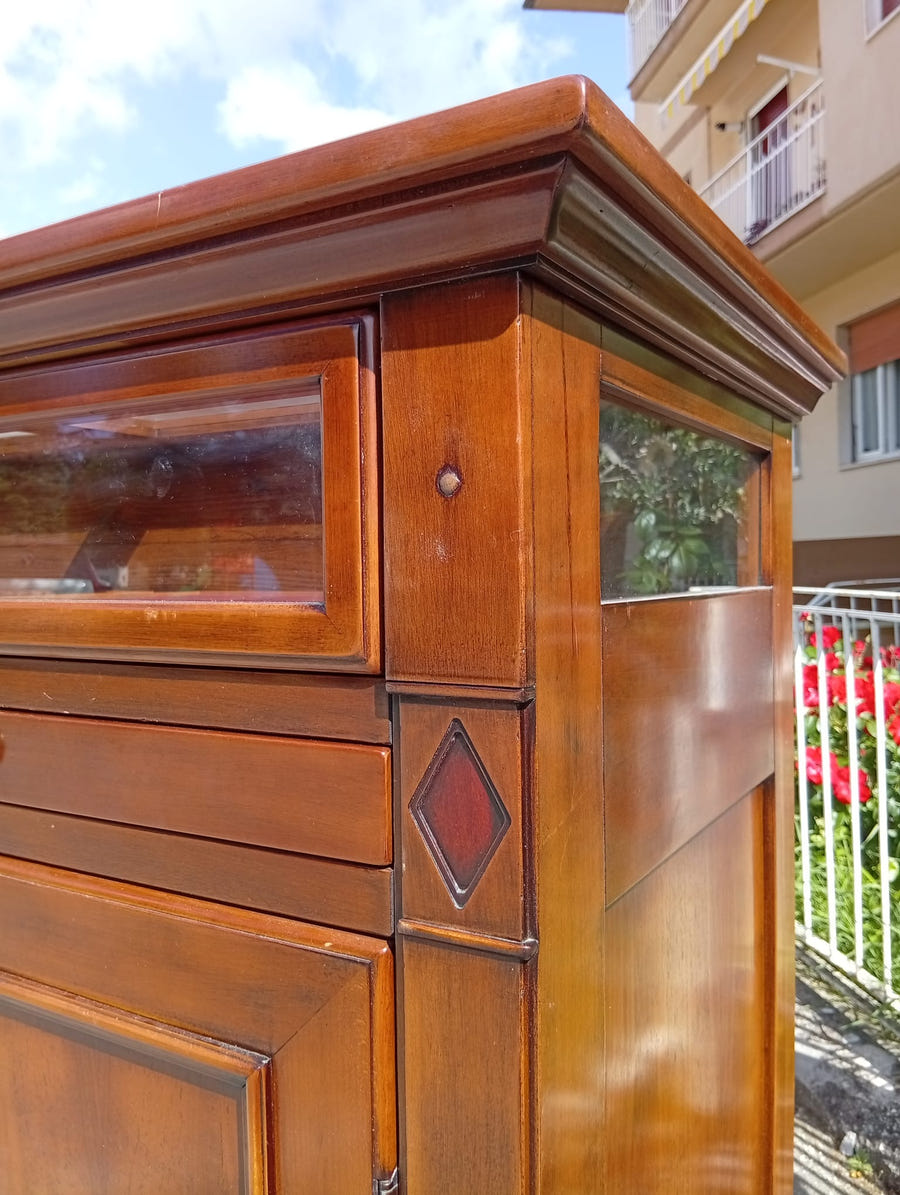 Credenza in legno MASSON MATIÉE con piana in vetro