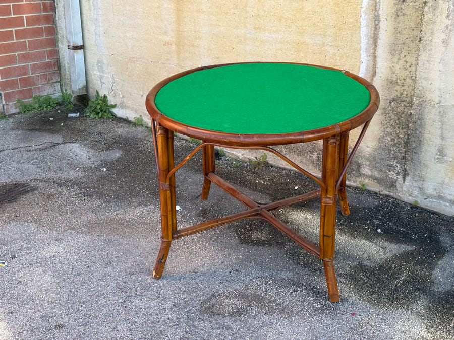 Tavolo da gioco in bambù – Piano rinnovato