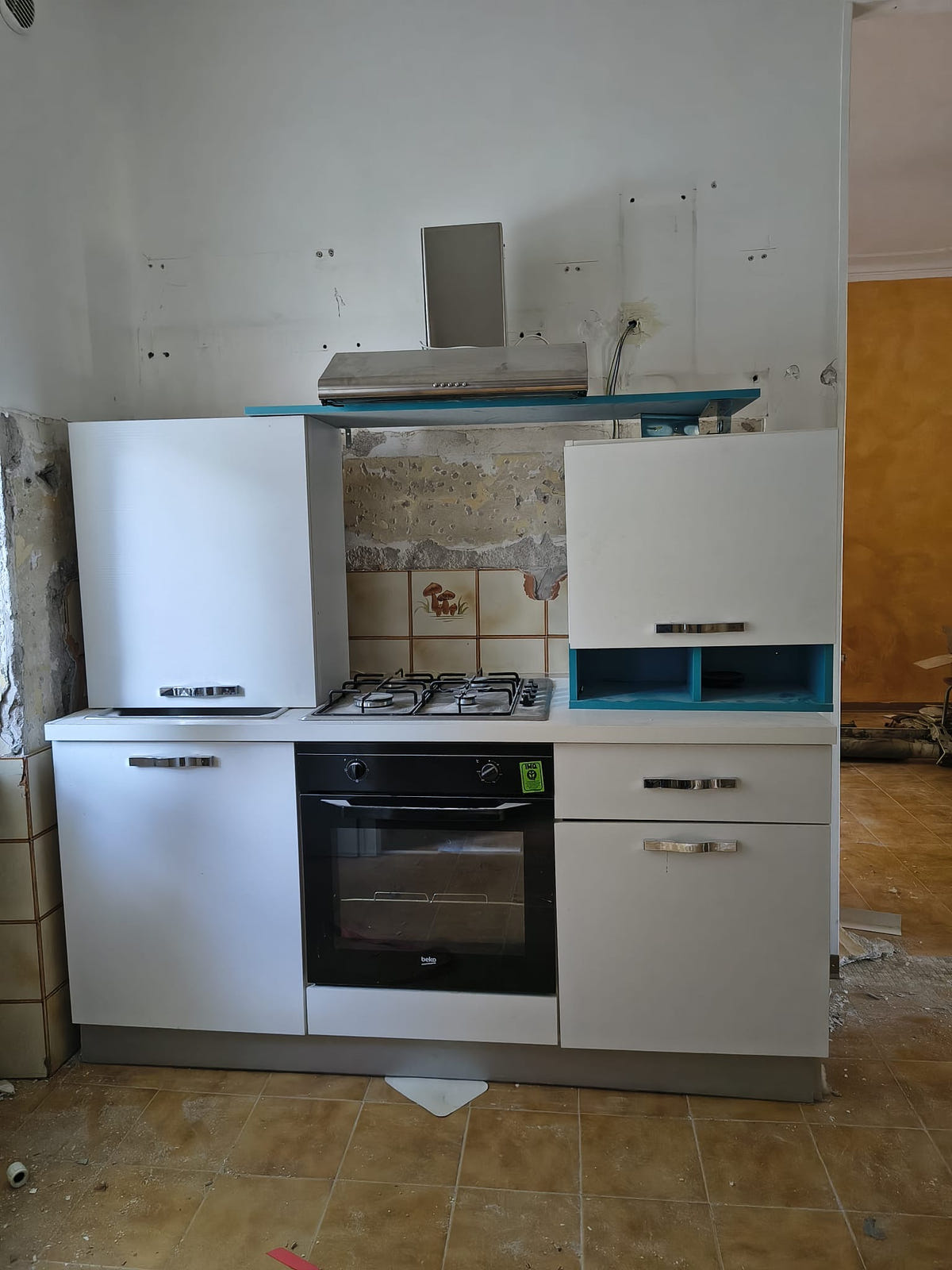 Mini cucina 180 cm con elettrodomestici