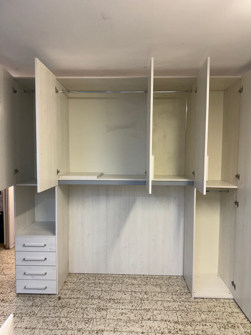 Cameretta a ponte da una piazza e mezza senza letto