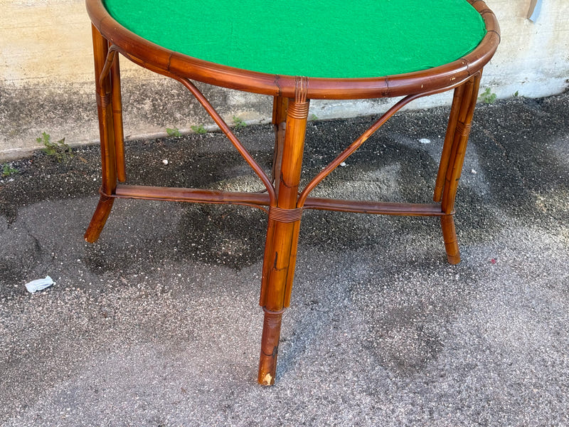 Tavolo da gioco in bambù – Piano rinnovato