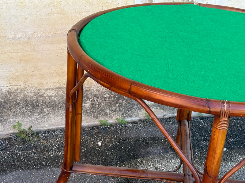 Tavolo da gioco in bambù – Piano rinnovato