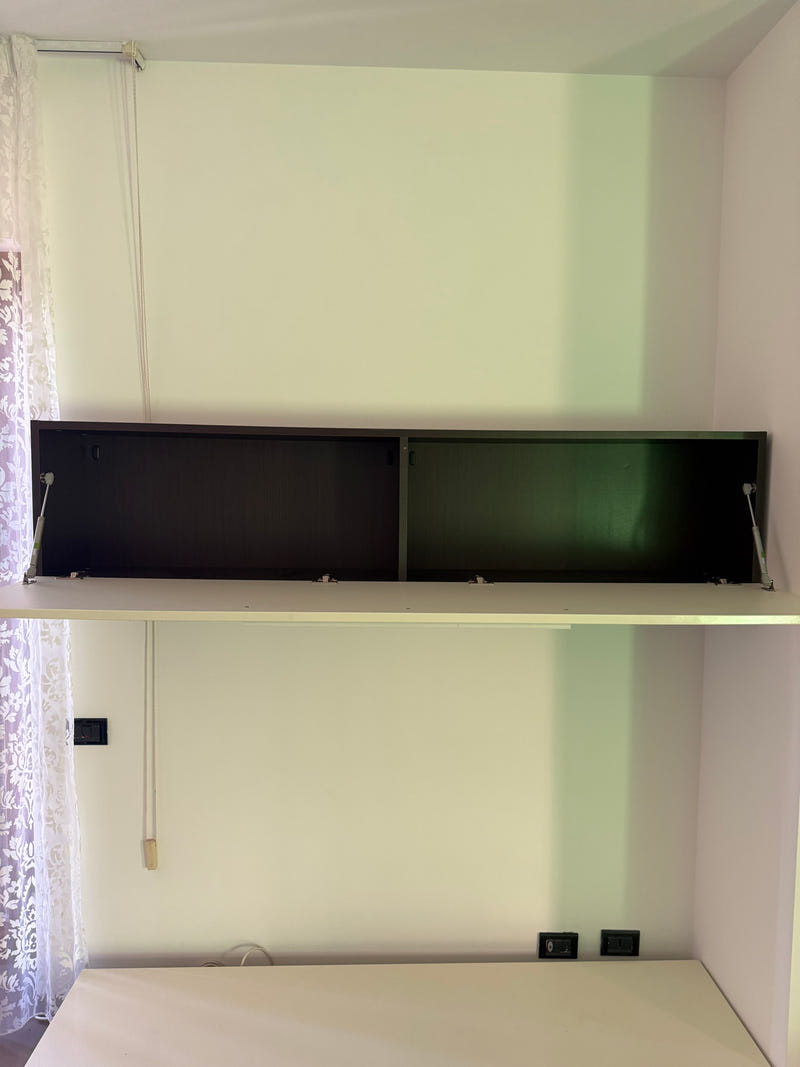 Mobile soggiorno porta tv moderno bianco lucido