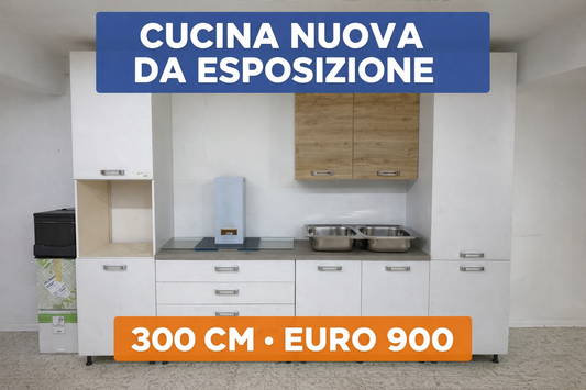 Cucina NUOVA da esposizione 3 metri