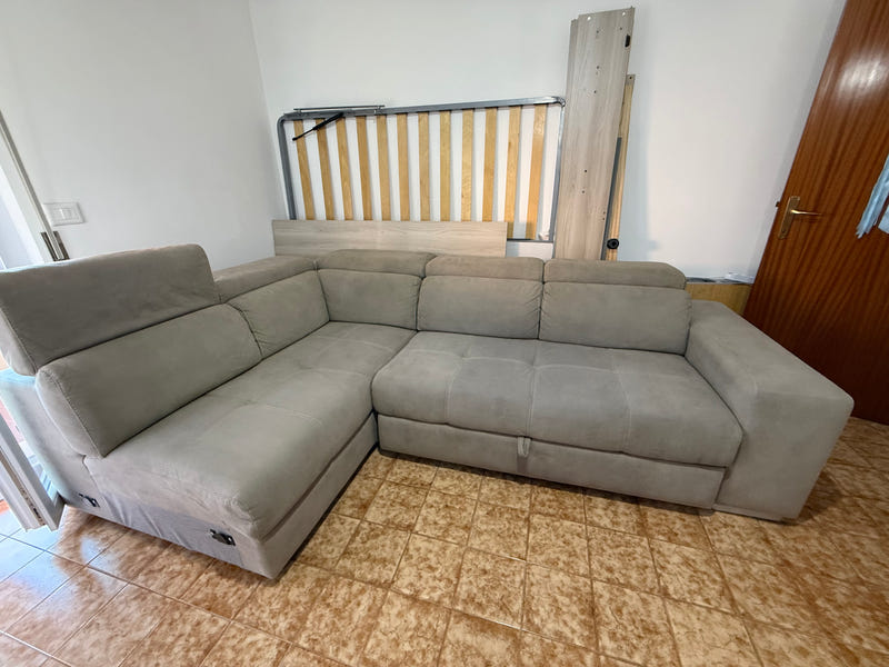 Divano letto angolare