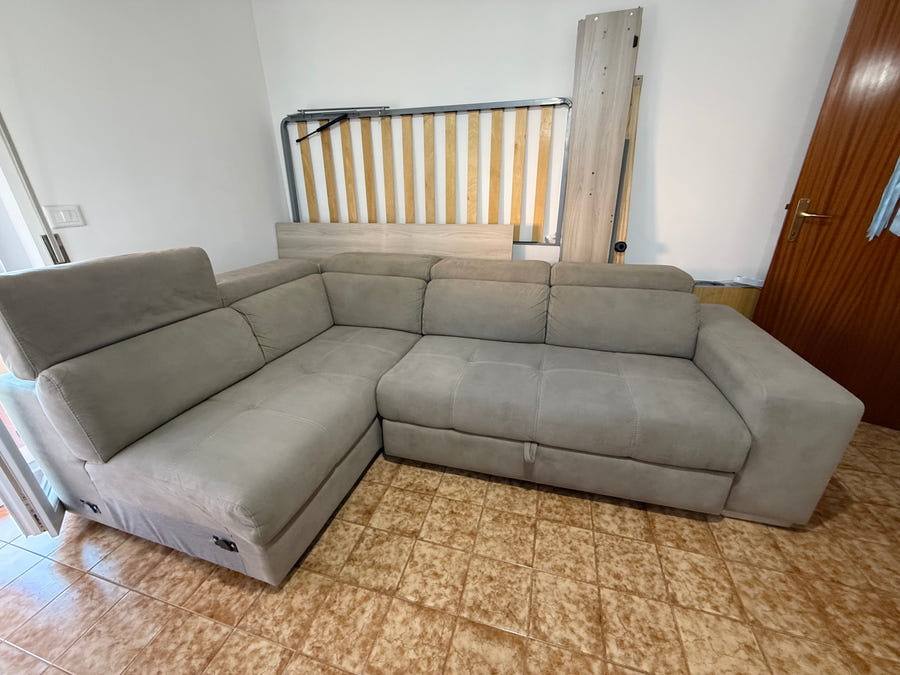 Divano letto angolare