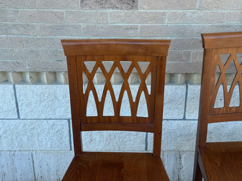 6 sedie in legno