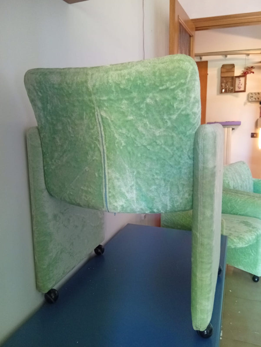 Set 4 sedie vintage modello "Montebello" Simon Gavina