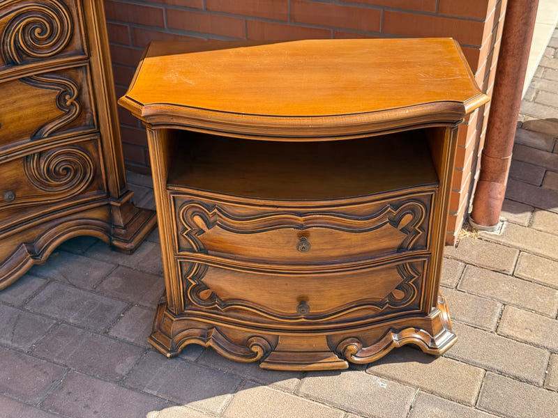 Tris Comò e comodini in legno