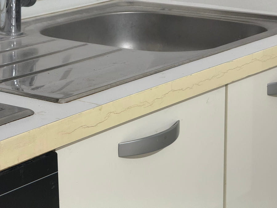 Cucina 255 cm con difetti