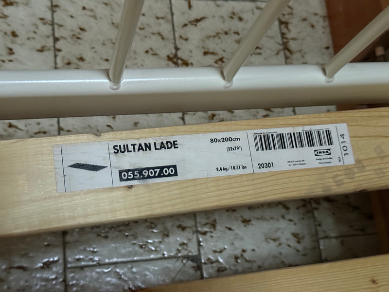 Lettino allungabile Ikea SULTAN LADE