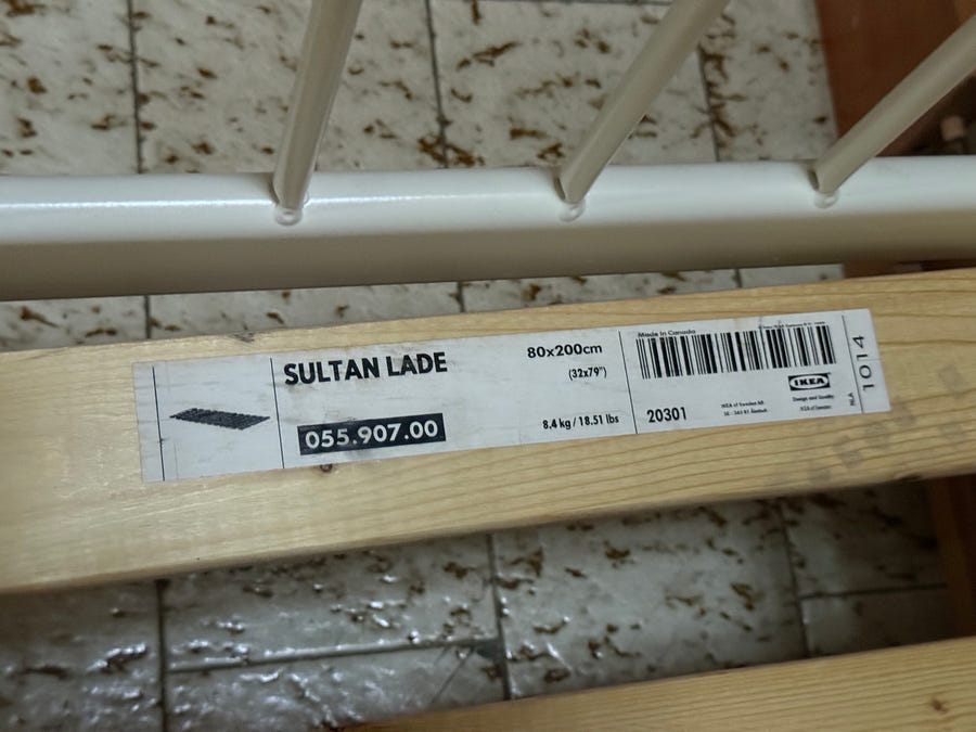 Lettino allungabile Ikea SULTAN LADE