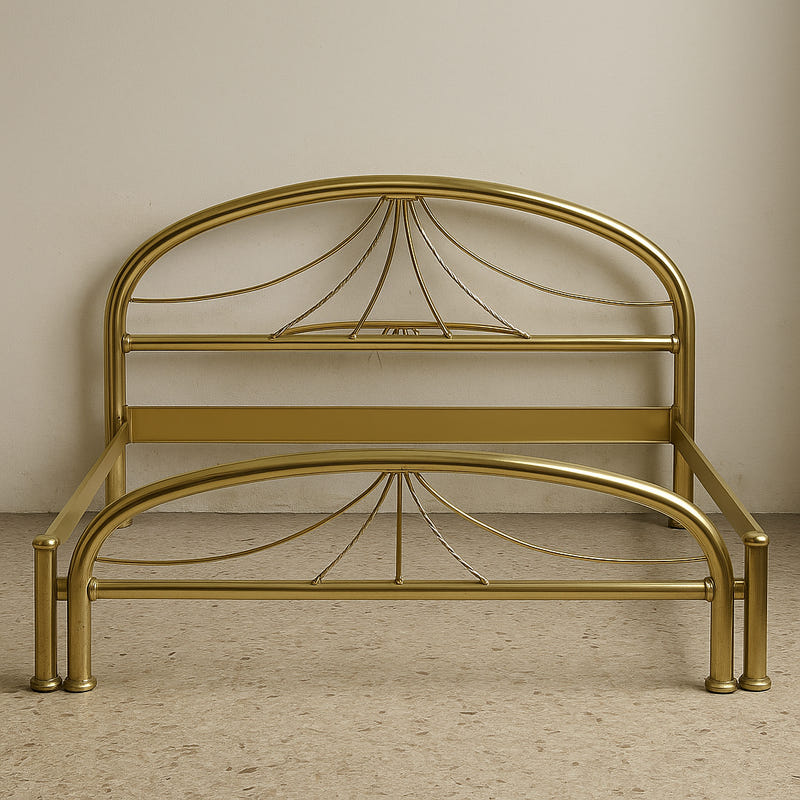 Letto matrimoniale in ottone CANTORI
