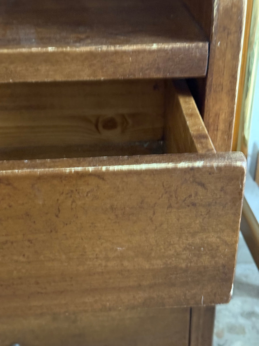 Armadio a ponte matrimoniale in legno (letto e rete a parte)