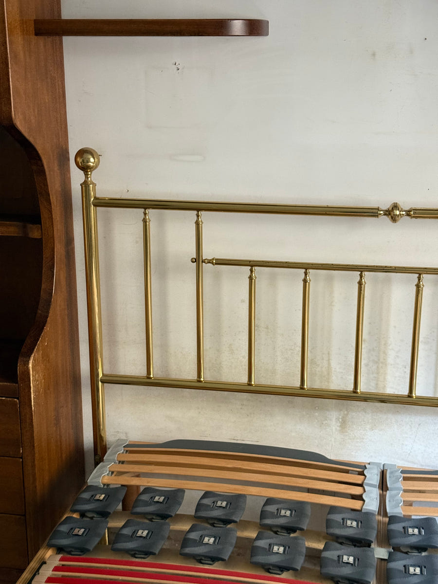 Armadio a ponte matrimoniale in legno (letto e rete a parte)