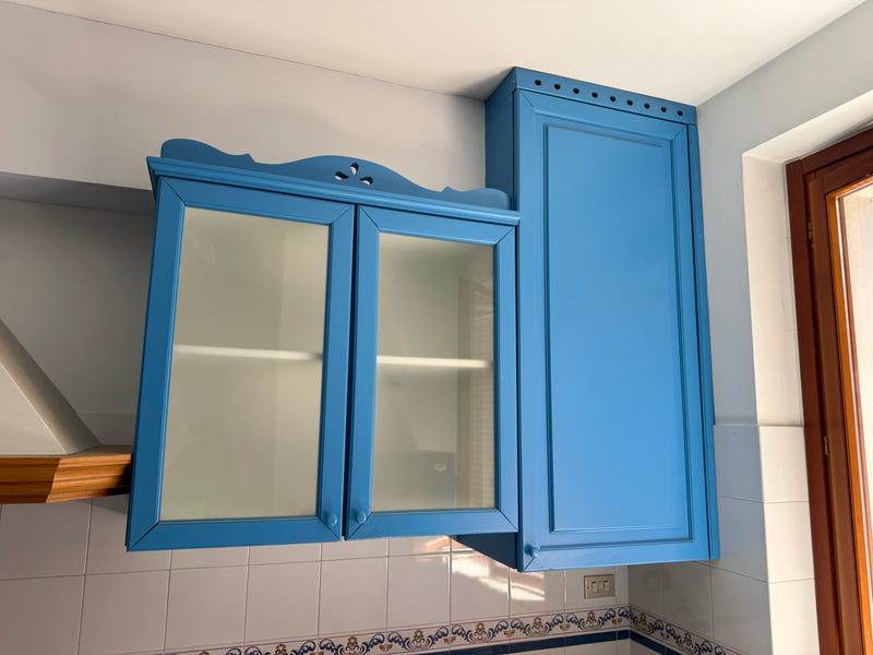 Cucina angolare stile rustico