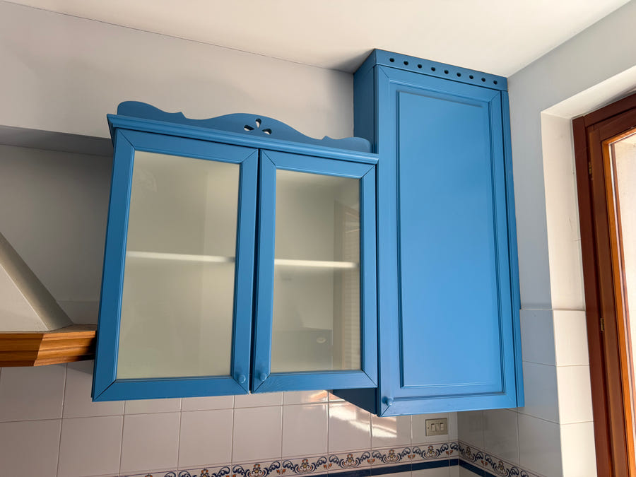 Cucina angolare stile rustico