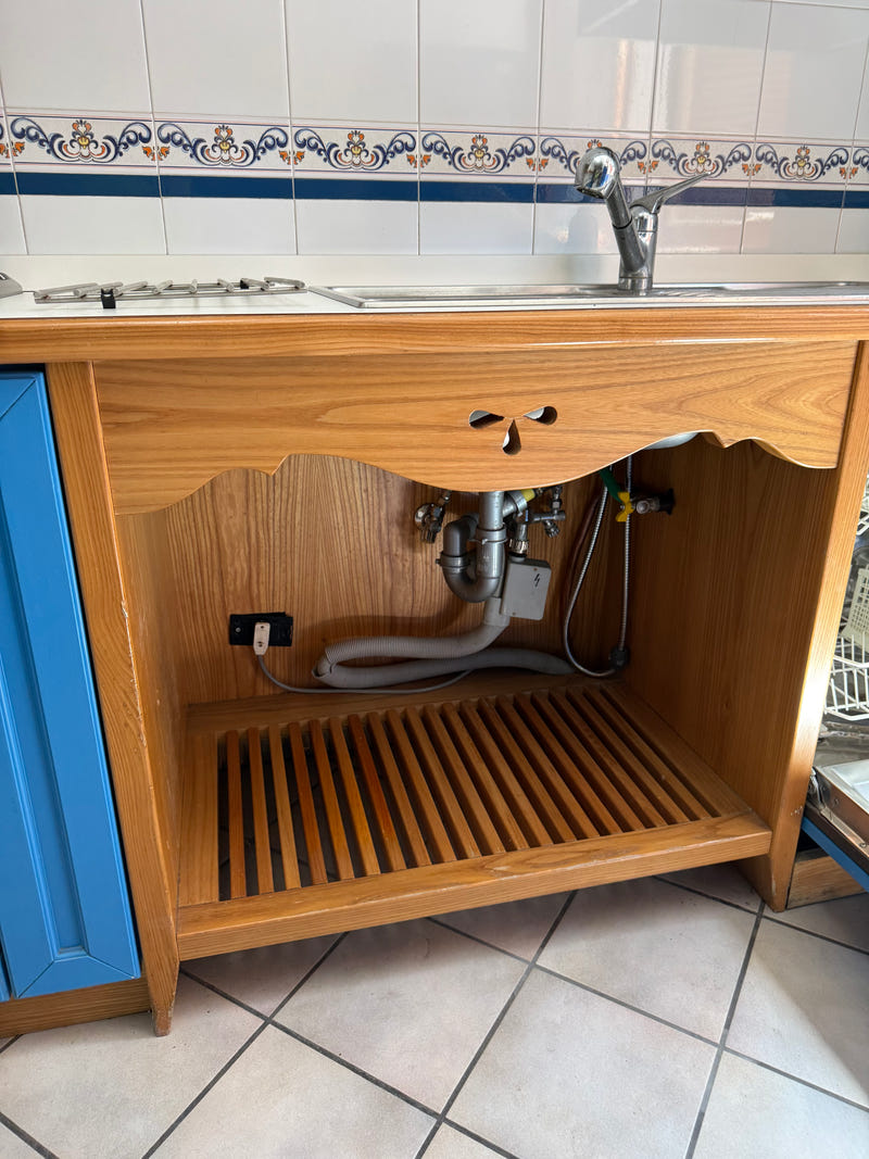 Cucina angolare stile rustico