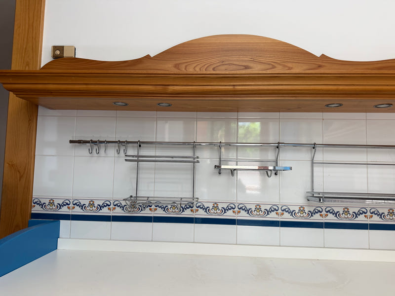 Cucina angolare stile rustico