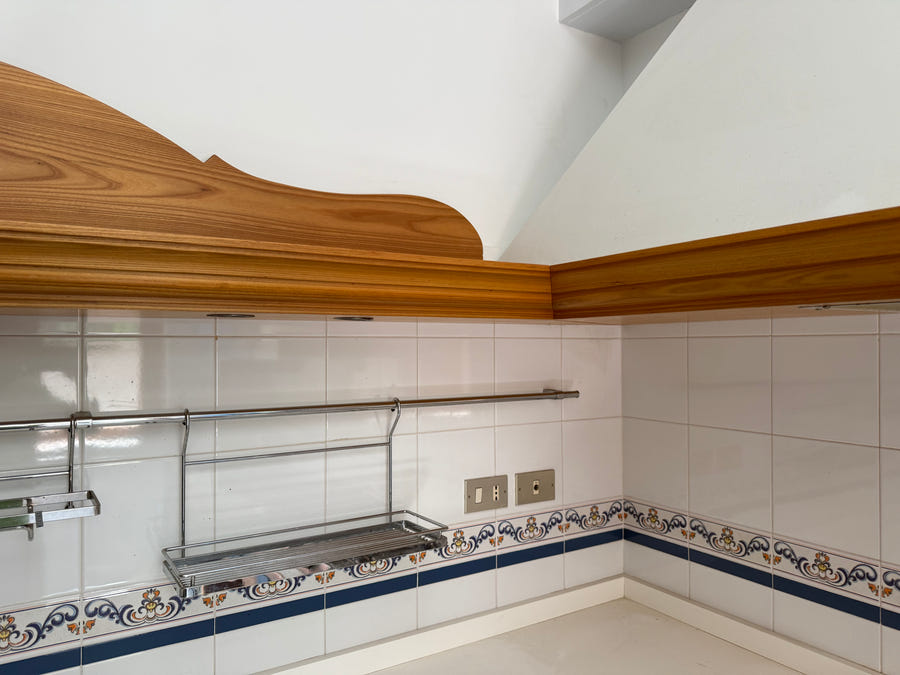 Cucina angolare stile rustico